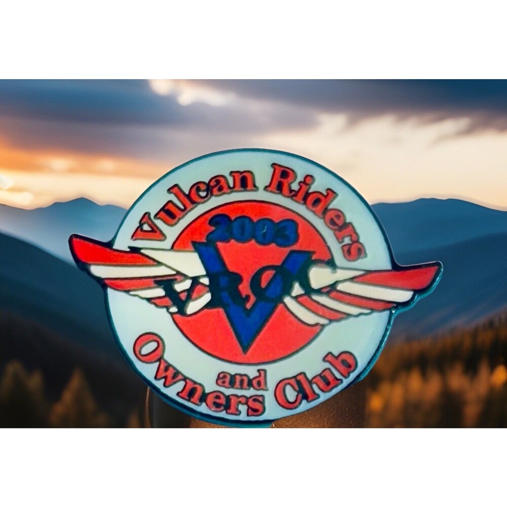 2006 VROC Vulcan Riders Owners Club Motorcycle Club Hat Pin